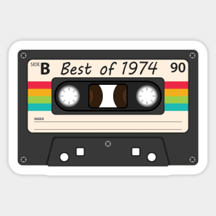 Retro Best of 1974 Sticker